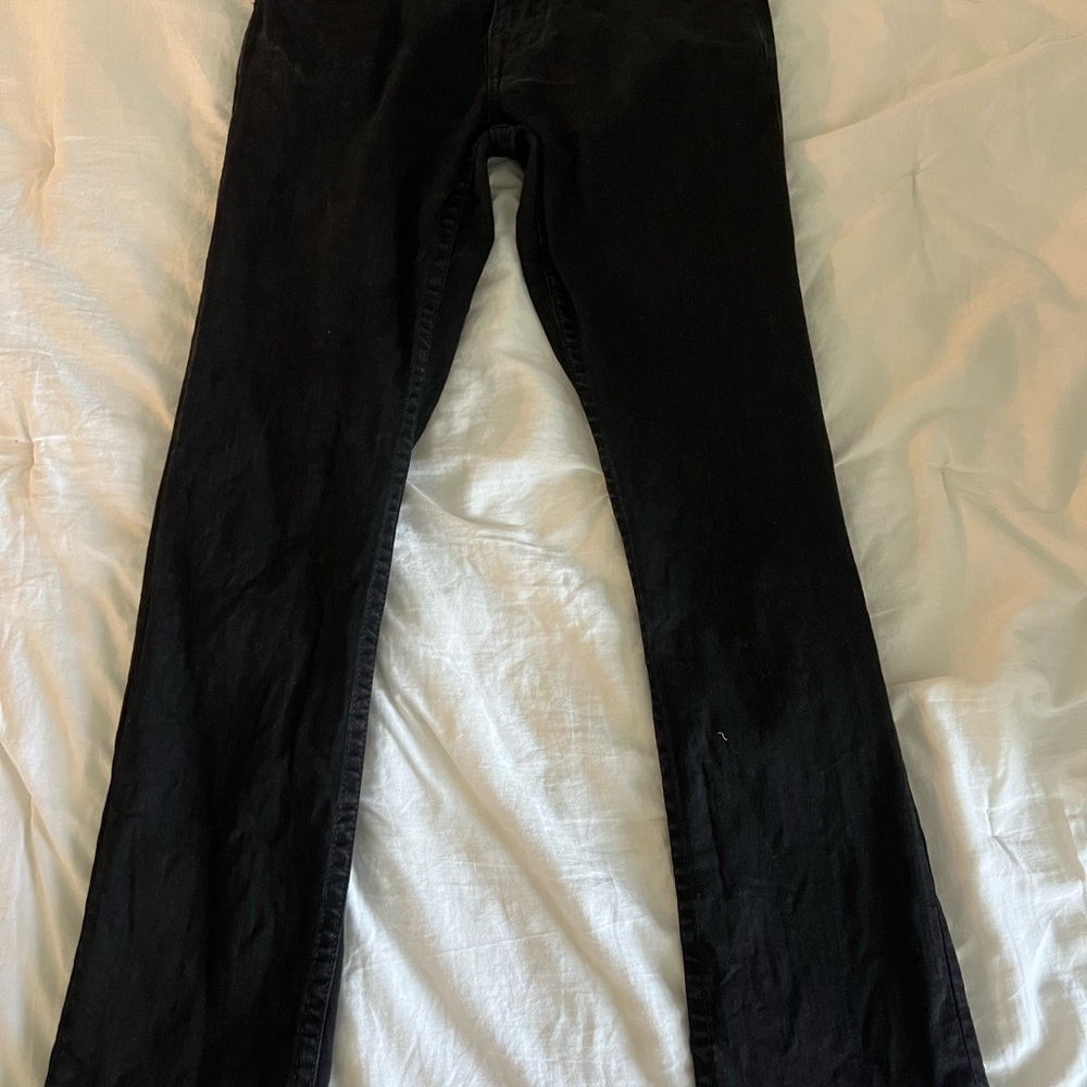 True Religion Relaxed Straight Jeans - Black